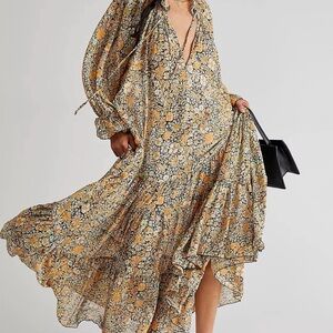 Free People Feeling Groovy Maxi Dress size M